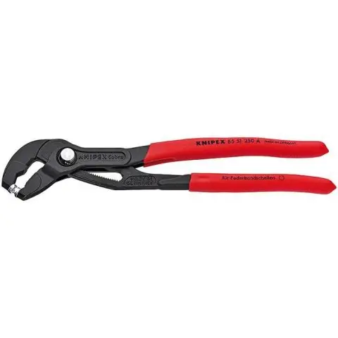 Snabb leverans Knipex 8551250 A Fjäderbandsklämtång